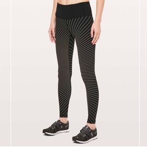 🍋 NWOT lululemon reflective speed wunder tight